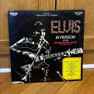 Vintage Vinyl Elvis In Person (Rare Cover)